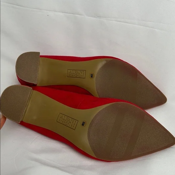 Alfani Elegant Red Women's Heels Sz 8 - Picture 5 of 8